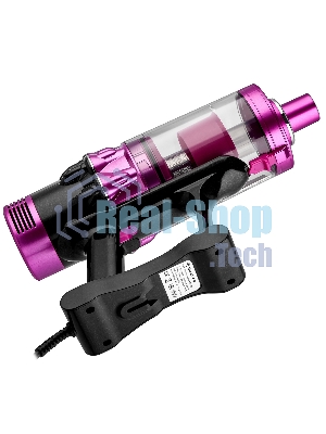 Пылесос вертикальный BRAYER BR4272 фиолетовый, питание от сети, 185 Вт, уборка сухая, пылесборник 0,8 л