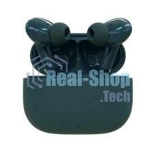 Наушники TWS More Choice БВ36 зеленый, внутриканальные, Bluetooth, сенсорное управление, до 4 ч