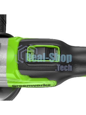 Углошлифовальная машина Greenworks GD24AG 758Вт 10500об/мин рез.шпин.:M14 d=125мм (3200207CUH)