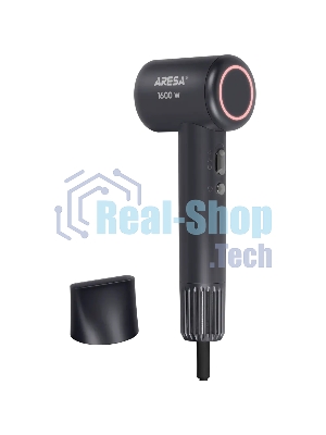 Фен ARESA AR-3233 графит, 1600 Вт, ионизация