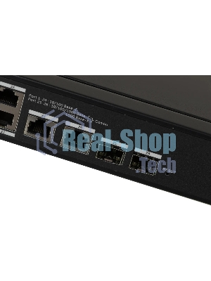 Коммутатор Dahua DH-LR2226-24ET-360, 24×100 Мбит/с + 2×1 Гбит/с + 2×1 Гбит/с Combo, управляемый