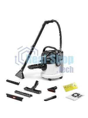 Пылесос моющий Karcher SE 4 белый, 1000 Вт, уборка влажная/сухая, пылесборник контейнер 4 л