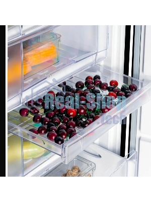 Морозильная камера Nordfrost DF 268 BAP, черный, 221л, 6 ящика