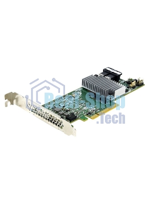 RAID-контроллер Broadcom 9361-8i(2G) SGL (LSI00462/05-25420-08А) PCIe 3.0 x8 LP, SAS/SATA 12G, RAID 0,1,5,6,10,50,60, 8port (2*int SFF8643), Cache 2Gb, 3108ROC, RTL 5