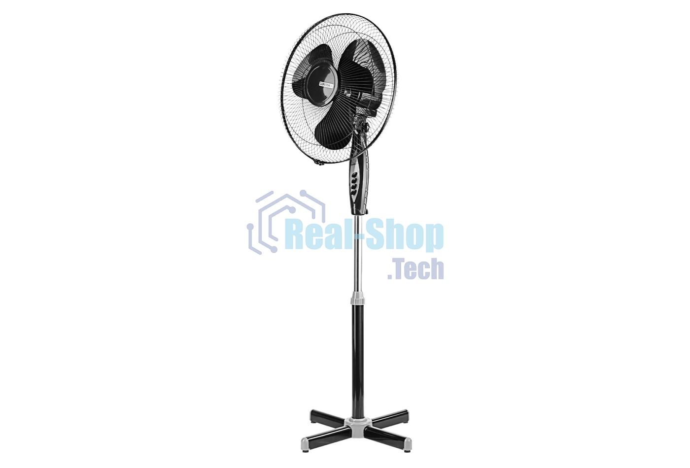 Вентилятор Centek CT-5025 чёрный, напольный, 40 Вт, 3 скорости, 43 см