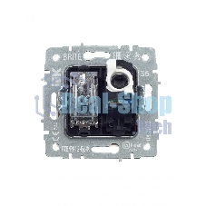 Розетка телевизионная двойная TV+RJ45 IEK BRITE РТВ/РК12-БрЖ кат.5E жемчуг