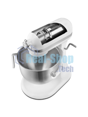 Миксер с подъемной чашей KitchenAid 5KSM7990XEWH Professional 6.9л белый