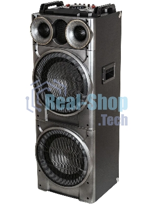 Минисистема SUPRA SMB-2150 черный 1200Вт FM USB BT SD (в комплекте: активн.+пассив.колонки)