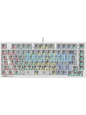 Клавиатура A4Tech Bloody MS76 проводная, USB Type-A, белый