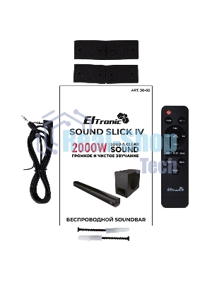 Саундбар ELTRONIC (30-66) SOUND SLICK 4, черный