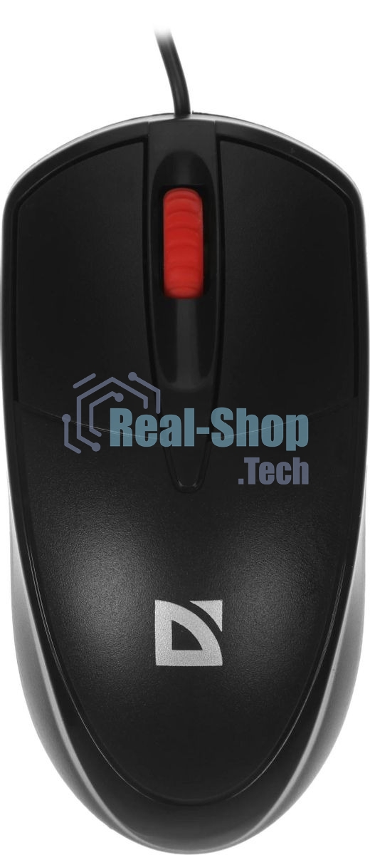 Мышь проводная Defender Icon MB-057 черный, 1000 dpi, USB, кнопки - 3