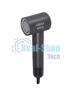 Фен ARESA AR-3233 графит, 1600 Вт, ионизация