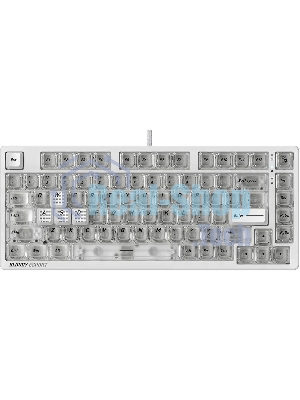 Клавиатура A4Tech Bloody MS76 проводная, USB Type-A, белый