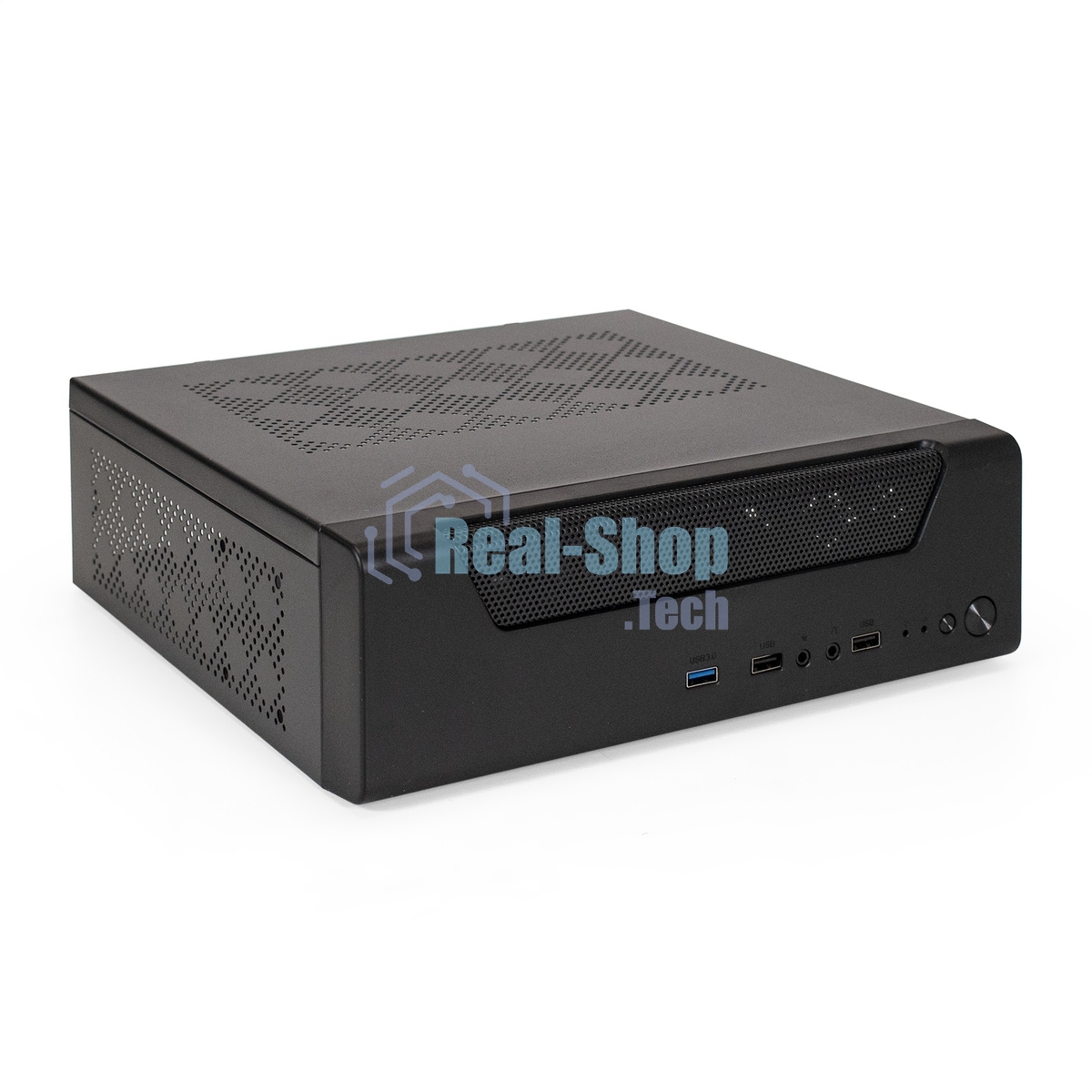Компьютерный корпус Desktop ExeGate FL-102-TPS300 (mini-ITX, БП TPS300 с вент. 8см, 2*USB + 1*USB 3.0, аудио, черный)