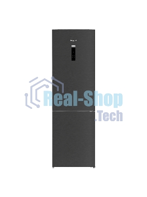 Холодильник Hotpoint HDKP 8201I DX нержавеющая сталь двухкамерный 257/100л морозилка снизу, No Frost
