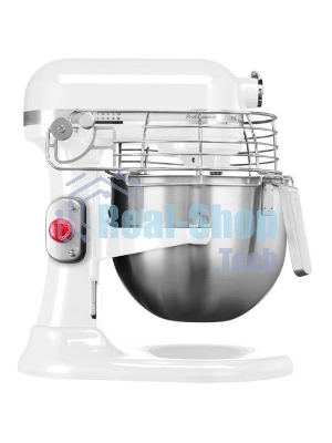 Миксер с подъемной чашей KitchenAid 5KSM7990XEWH Professional 6.9л белый