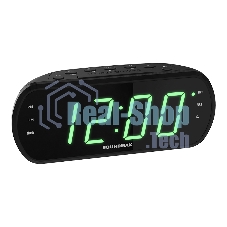 Радиочасы Soundmax SM-1562U (черный с зеленым)