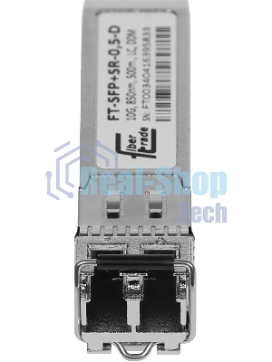 Модуль оптический Future Technologies FT-SFP+SR-0,5-D Модуль оптический FT-SFP+SR-0,5-D (10G, 850nm, 500m., LC, DDM)