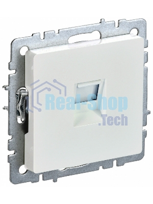 Розетка компьютерная IEK BRITE РК10-БрЖ RJ45 кат.5E жемчуг
