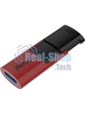 Флешка USB Netac U182 (replaced NT03U182N-016G-30RE), 16Gb, USB 3.2, R/W 70/30, красный/черный