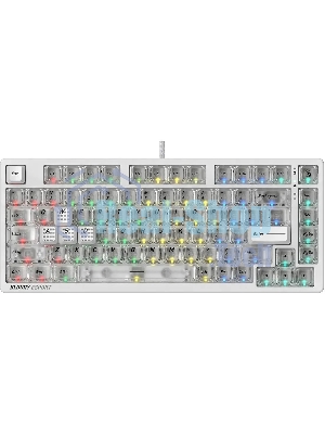 Клавиатура A4Tech Bloody MS76 проводная, USB Type-A, белый