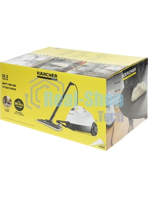 Пароочиститель Karcher EasyFix SC 2 белый, напольный, 1500 Вт, 40 г/мин, 1000 мл
