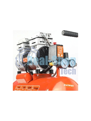 Компрессор Patriot WO 24-160 525306375 Безмасляный; Мощн. 1,1 кВт; Напр. 230В Об. двиг.: 2850 об/мин; Производительность: 160 л/мин; Объем ресивера: 24 л; Давление: 8 бар