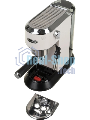 Кофеварка эспрессо DeLonghi EC685.W белый, исп. кофе - молотый/чалды, 1.1 л, 1350 Вт, 15 бар