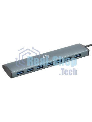 USB-концентратор Digma HUB-7U3.0-UC-G, USB-C, USB 3.0 7 портов, USB Type-C