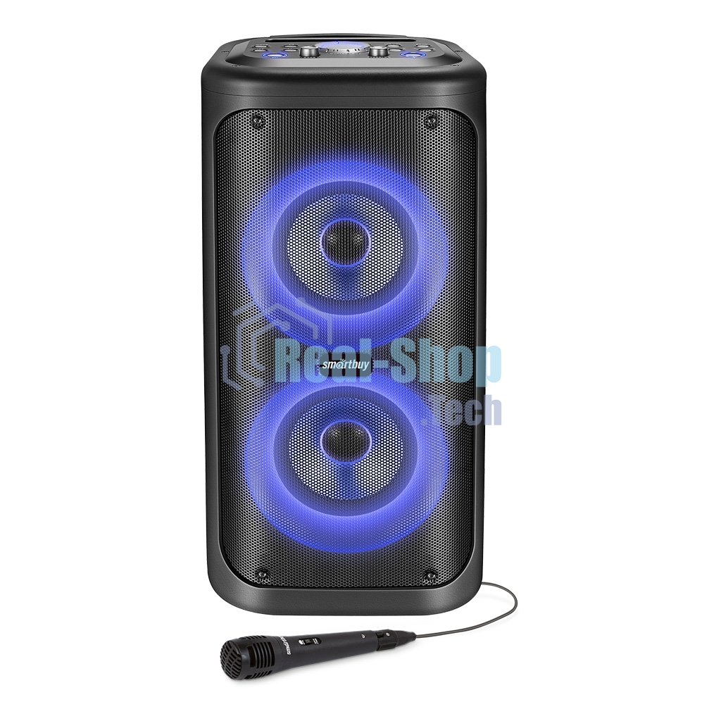 Акустическая система 2.1 Smartbuy MY DISCO, 50Вт, Bluetooth, MP3, FM, RGb подсветка Диско, микрофон