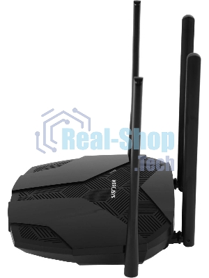 Роутер Mercusys MR70X AX1800 Dual-Band WiFi 6 Router, 574 Mbps at 2.4 GHz + 1201 Mbps at 5 GHz,4× Fixed External Antennas, 3× Gigabit LAN Ports, 1× Gigabit WAN Port, 1024-QAM, OFDMA, Router/Access Point Mode, MU-MIMO, WPA3, TWT, BSS Color