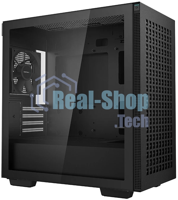 Компьютерный корпус Deepcool CH370 черный без БП mATX 1x120мм 1xUSB 2.0 1xUSB 3.0 audio bott PSU