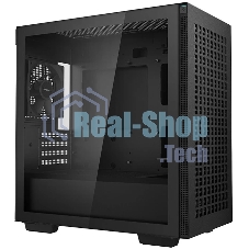 Компьютерный корпус Deepcool CH370 черный без БП mATX 1x120мм 1xUSB 2.0 1xUSB 3.0 audio bott PSU