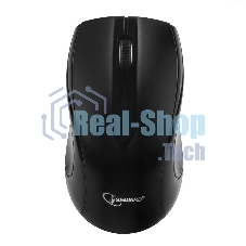 Мышь беспроводная Gembird MUSW-320 черный, 1000 dpi, радиоканал, USB, кнопки - 3