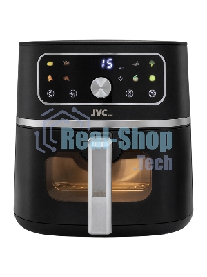 Аэрогриль JVC JK-MB055 черный, 1750 Вт, 5.5 л, электронное управление, 8 программ