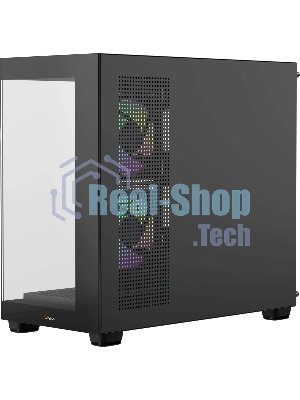 Компьютерный корпус Ocypus Gaммa C52 BK ARGB mATX/win/black/3 ARGB fans/no PSU/Tempered Glass
