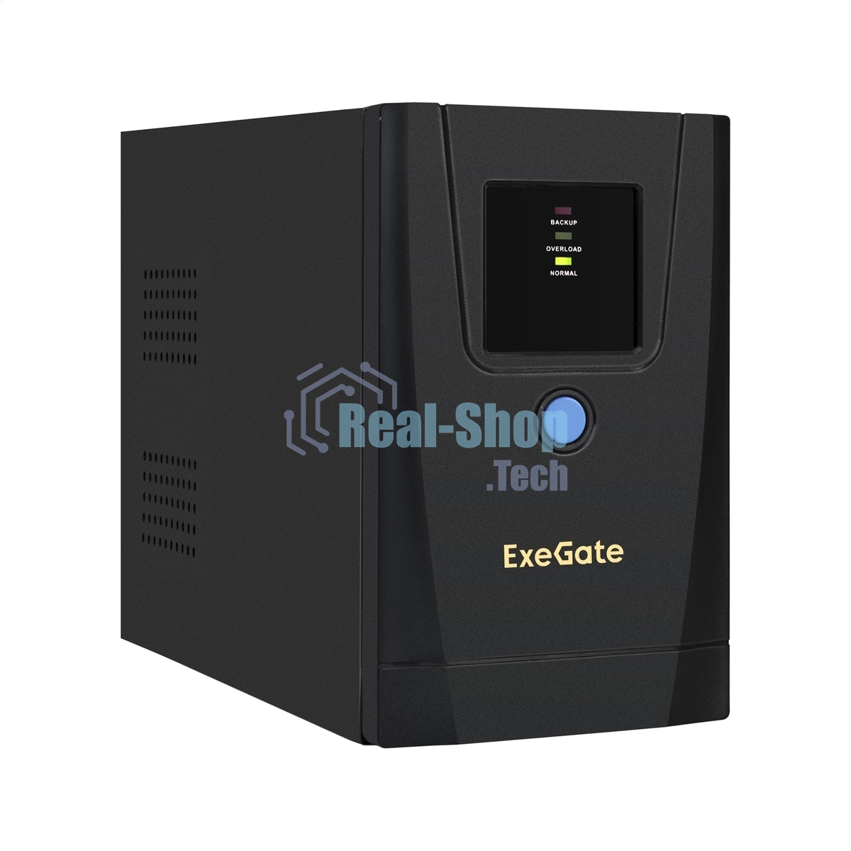 Источник бесперебойного питания ExeGate SpecialPro UNB-650.LED.AVR.1SH.2C13 650VA/360W, LED, AVR, 1*Schuko+2*C13, металлический корпус, черный