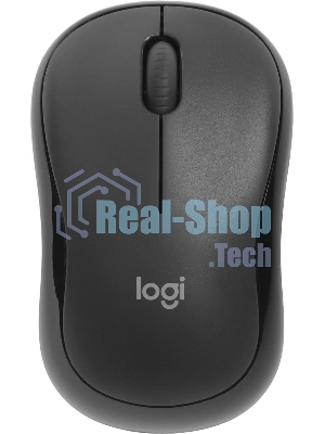 Мышь беспроводная Logitech M220 SILENT черный/серый, 1000 dpi, радиоканал, USB, кнопки - 3