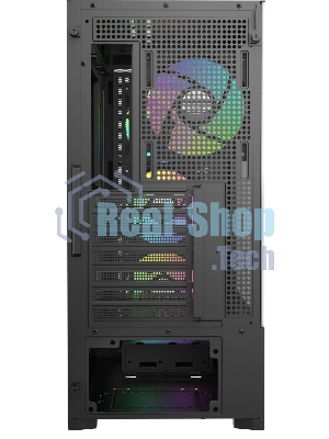 Корпус Ocypus Delta C70 BK ARGB, Midi-Tower, чёрный, 4 x 120 мм