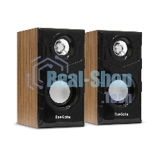 Акустическая система 2.0 ExeGate EX289694RUS Tango 316 (питание USB, 2х3Вт (6 Вт RMS), 80-20000Гц, дерево)