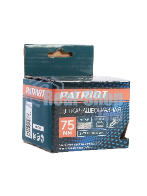 Щетка EDGE by PATRIOT чашеобразная 75ммХМ14 витая проволока