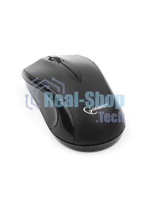 Мышь беспроводная Gembird MUSW-320 черный, 1000 dpi, радиоканал, USB, кнопки - 3