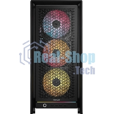 Корпус Corsair Frame 5000D RS ARGB Black, Midi-Tower, чёрный, 4 x 140 мм