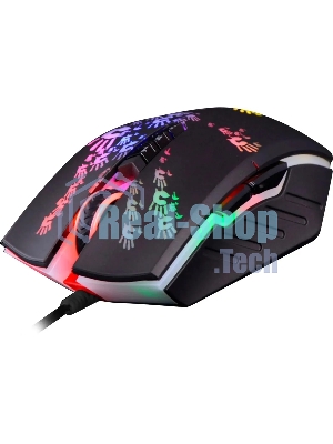 Мышь проводная A4Tech Bloody A60A черный, 6200 dpi, USB Type-A, кнопки - 8