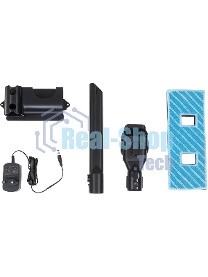 Пылесос вертикальный Vitek VT-CLS01AQUA черный/медный, питание от аккумулятора, 250 Вт, уборка влажная/сухая, пылесборник 0.55 л