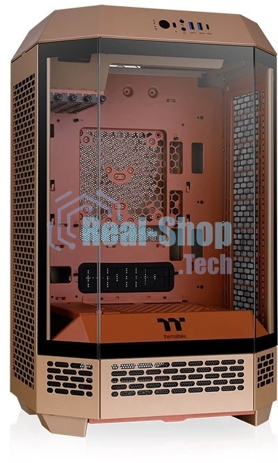 Компьютерный корпус Thermaltake The Tower 300 Gravel Send коричневый без БП mATX 8x120мм 6x140мм 2xUSB 3.0 audio bott PSU