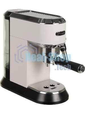Кофеварка эспрессо DeLonghi EC685.W белый, исп. кофе - молотый/чалды, 1.1 л, 1350 Вт, 15 бар