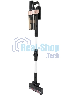 Пылесос вертикальный Vitek VT-CLS01AQUA черный/медный, питание от аккумулятора, 250 Вт, уборка влажная/сухая, пылесборник 0.55 л