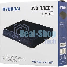 Плеер DVD Hyundai H-DVD100 черный ПДУ