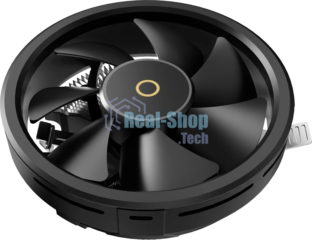 Кулер для процессора CPU Cooler Ocypus Beta A10 BK (75W, 3-pin, 67mm, Al, 1x124mm, 40CFM, 29.5dBA, 2000RPM, S: 1851/1700/115X/1200, AM5/AM4, black)
